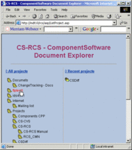 RCSBrowser screenshot